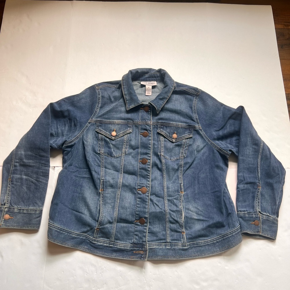Lane Bryant Blue Jean Jacket Classic Style